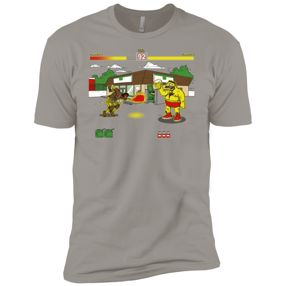 T-Shirts Light Grey / YXS Springfield Fighter Boys Premium T-Shirt