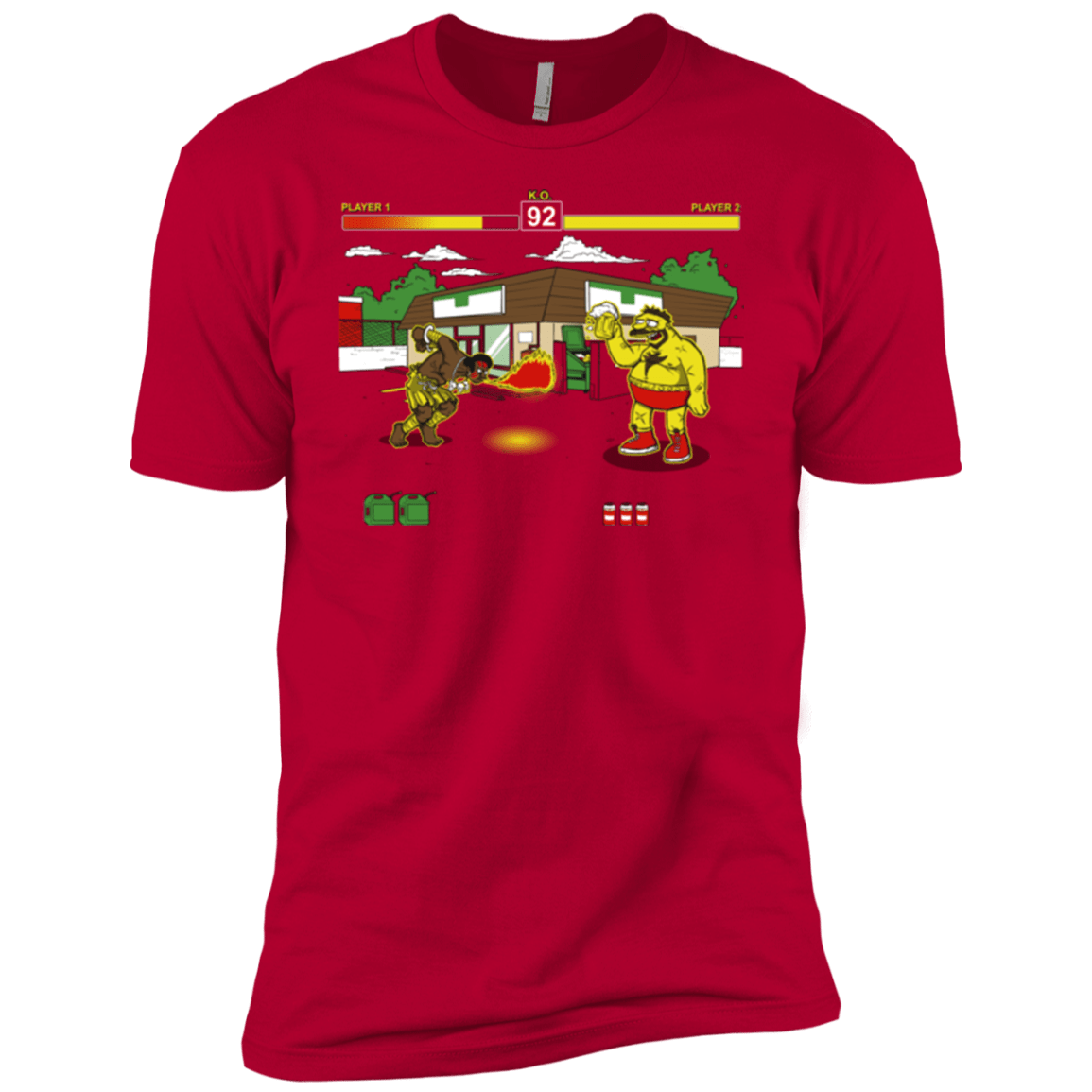 T-Shirts Red / YXS Springfield Fighter Boys Premium T-Shirt