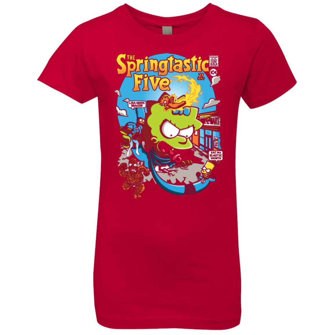 T-Shirts Red / YXS Springtastic Girls Premium T-Shirt