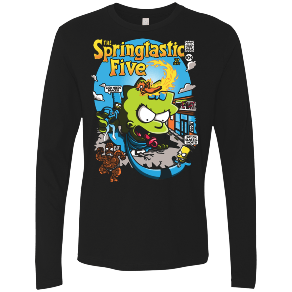 T-Shirts Black / Small Springtastic Men's Premium Long Sleeve