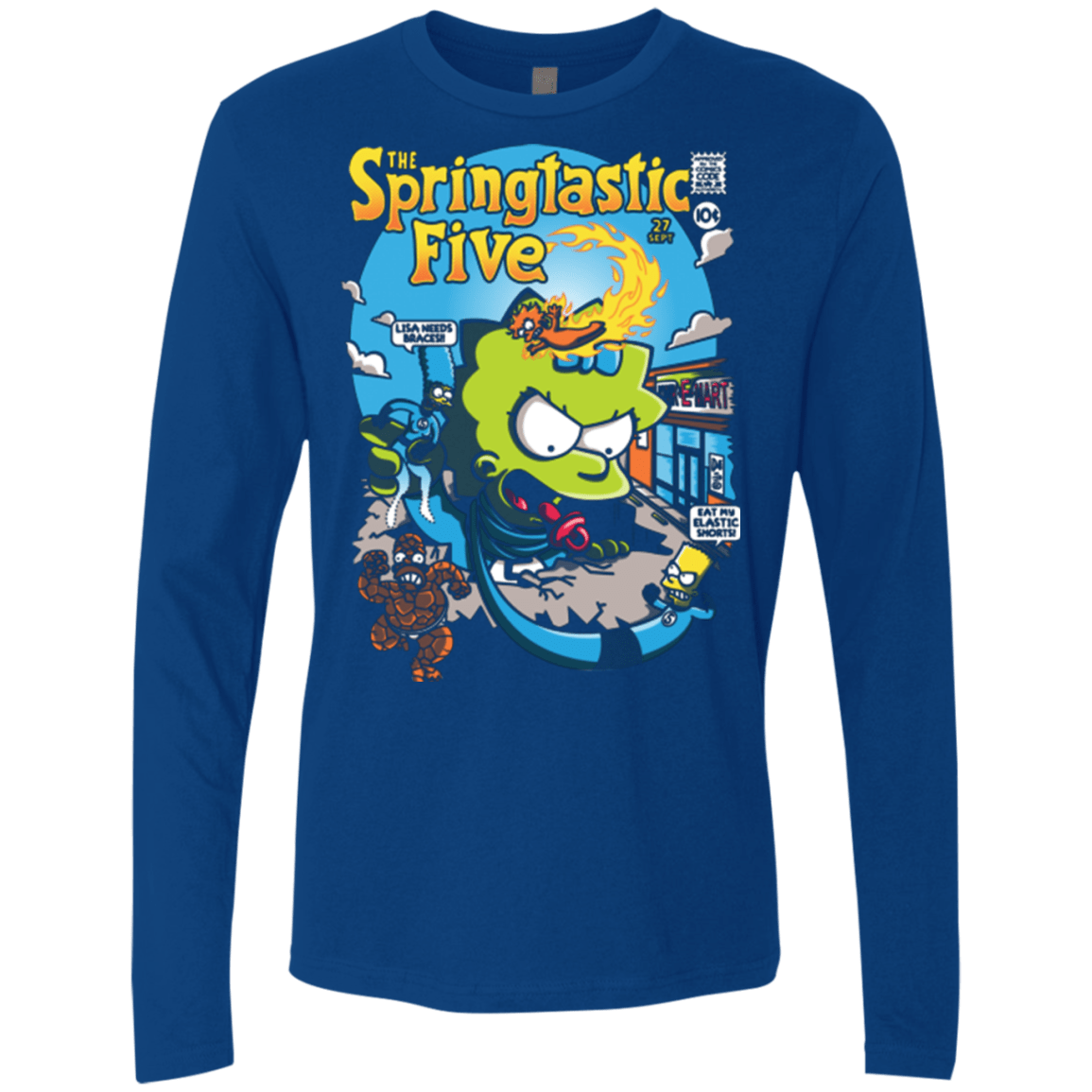 T-Shirts Royal / Small Springtastic Men's Premium Long Sleeve