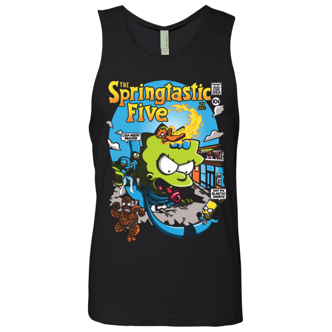 T-Shirts Black / Small Springtastic Men's Premium Tank Top