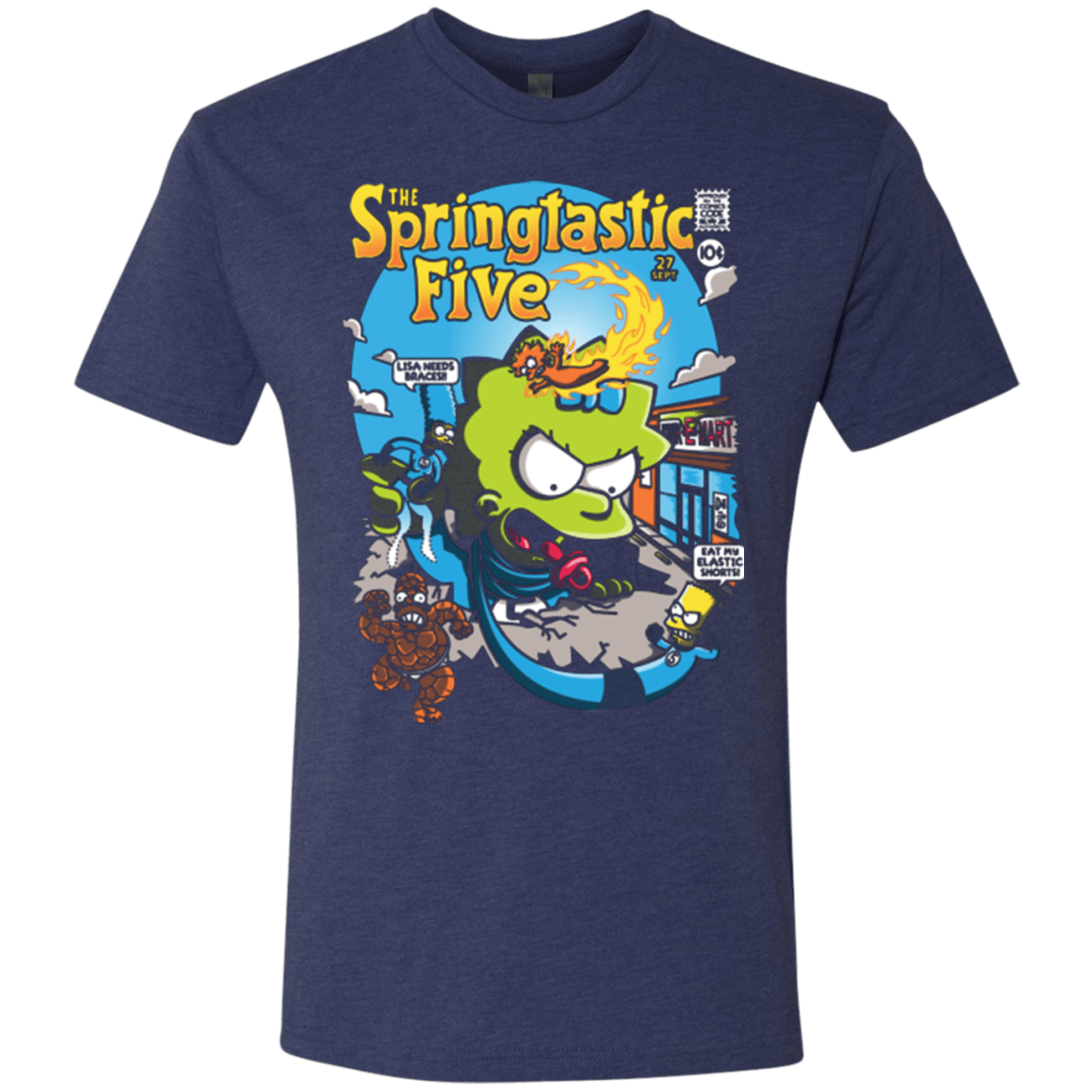 T-Shirts Vintage Navy / Small Springtastic Men's Triblend T-Shirt