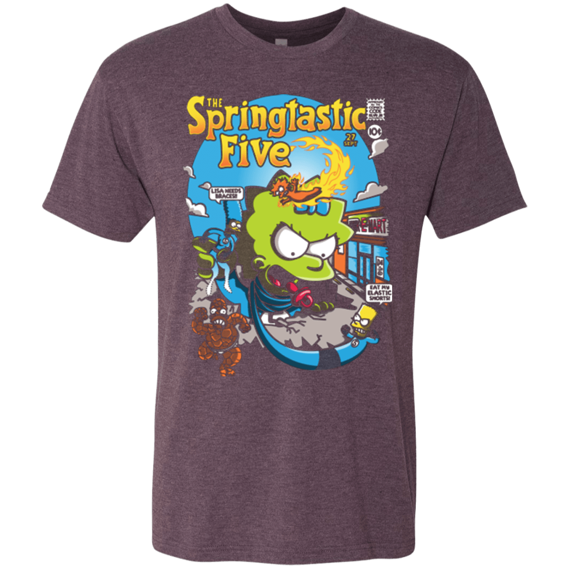 T-Shirts Vintage Purple / Small Springtastic Men's Triblend T-Shirt