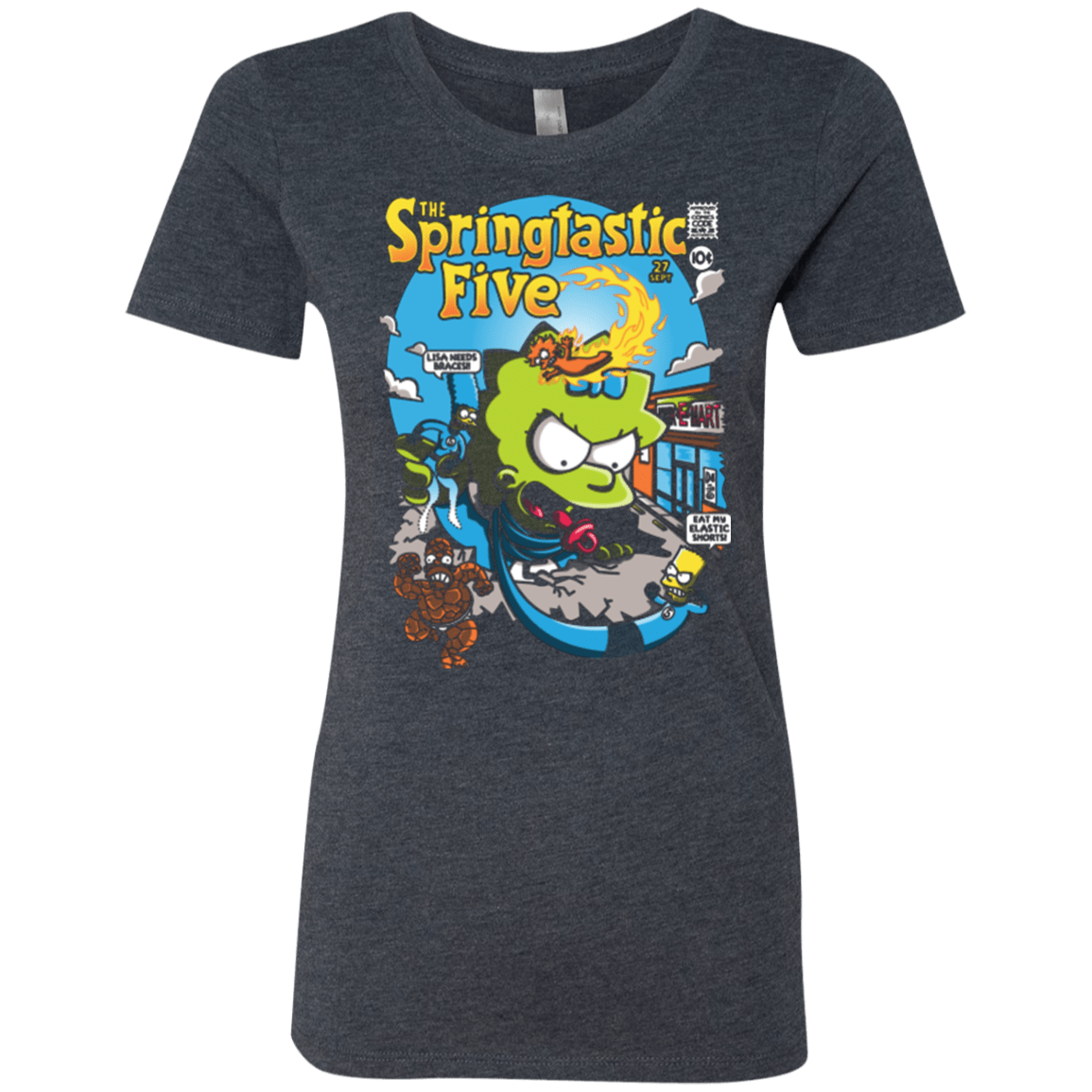 T-Shirts Vintage Navy / Small Springtastic Women's Triblend T-Shirt