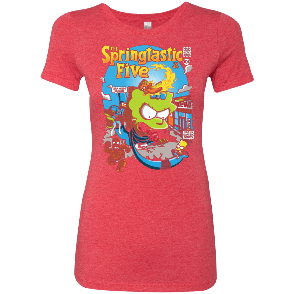 T-Shirts Vintage Red / Small Springtastic Women's Triblend T-Shirt