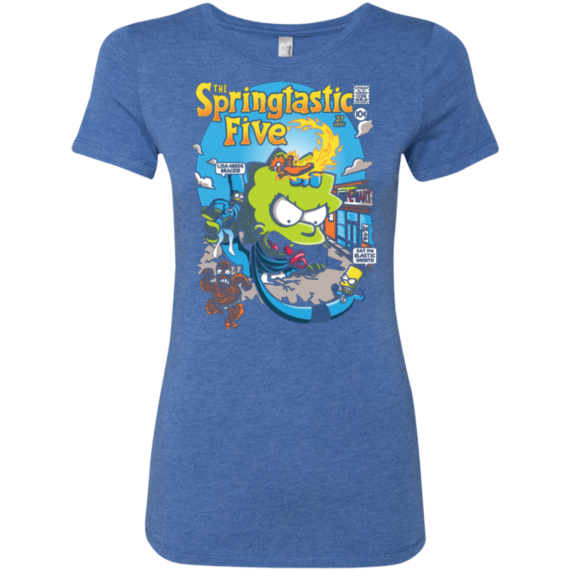 T-Shirts Vintage Royal / Small Springtastic Women's Triblend T-Shirt