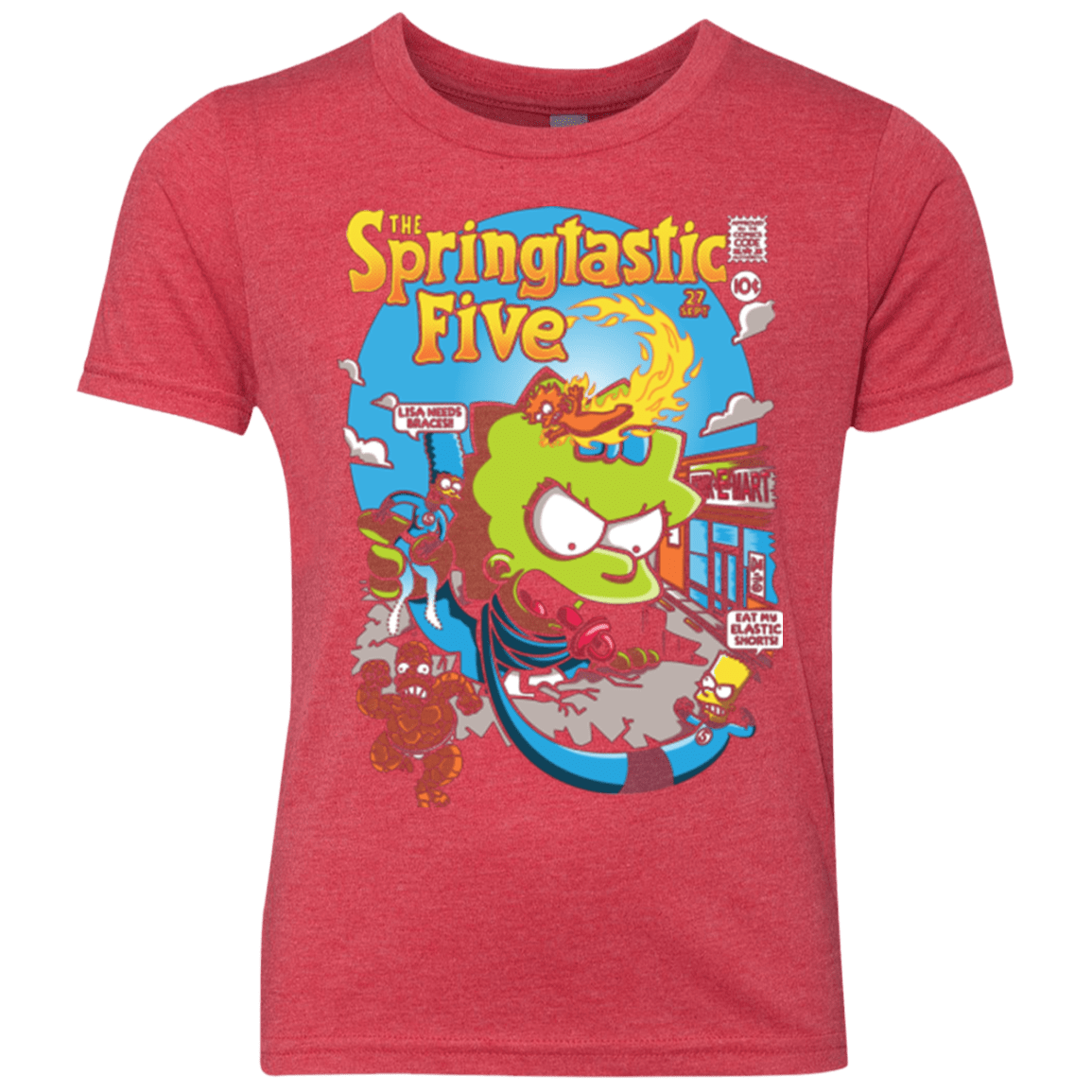 T-Shirts Vintage Red / YXS Springtastic Youth Triblend T-Shirt