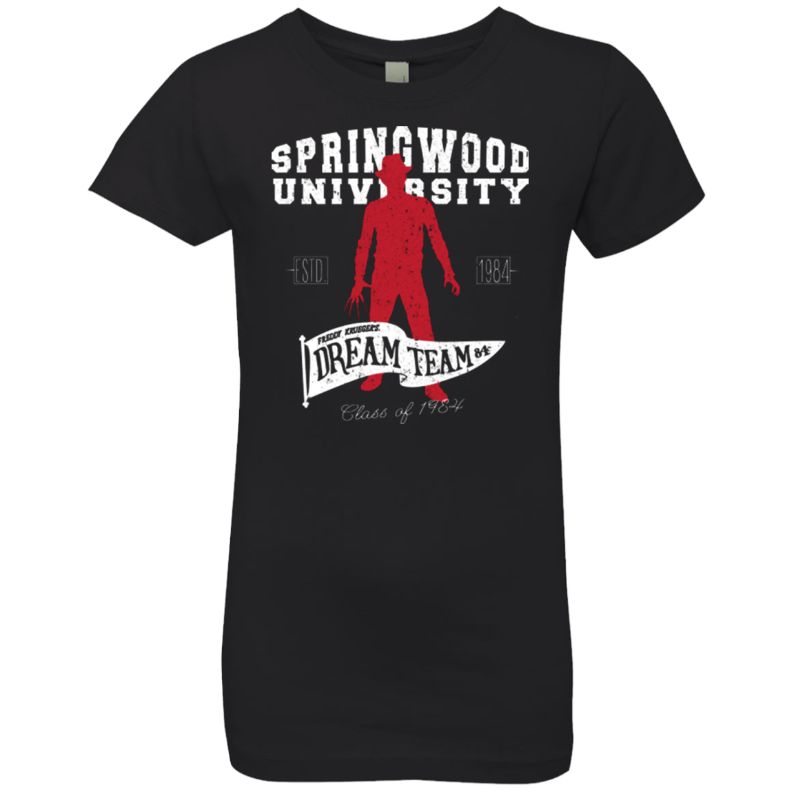 T-Shirts Black / YXS Springwood University Girls Premium T-Shirt