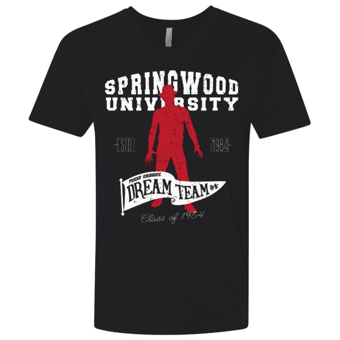 T-Shirts Black / X-Small Springwood University Men's Premium V-Neck