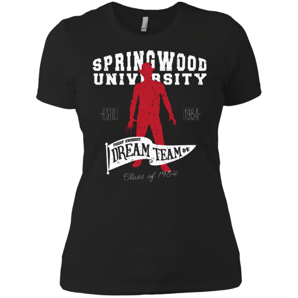 T-Shirts Black / X-Small Springwood University Women's Premium T-Shirt