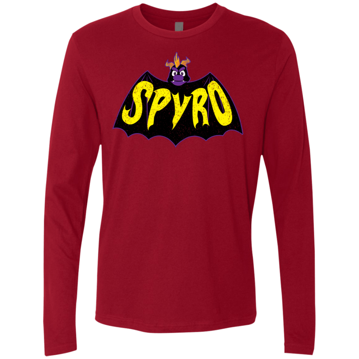 T-Shirts Cardinal / S Spyro Men's Premium Long Sleeve