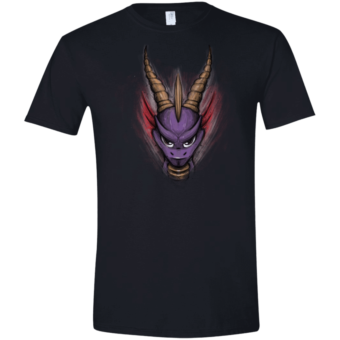 T-Shirts Black / X-Small Spyro Men's Semi-Fitted Softstyle