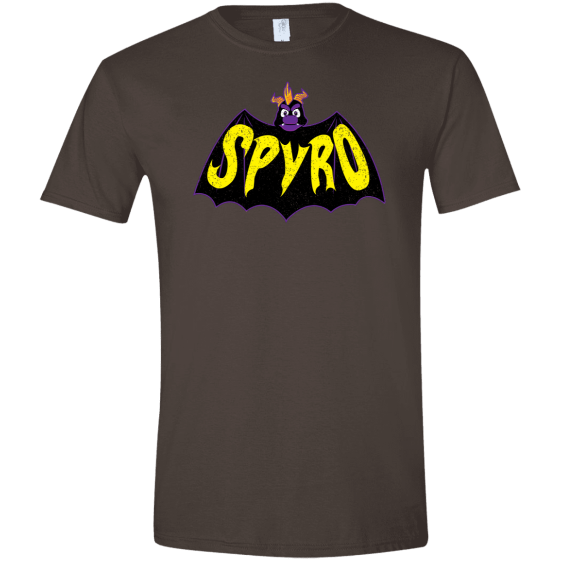 T-Shirts Dark Chocolate / S Spyro Men's Semi-Fitted Softstyle