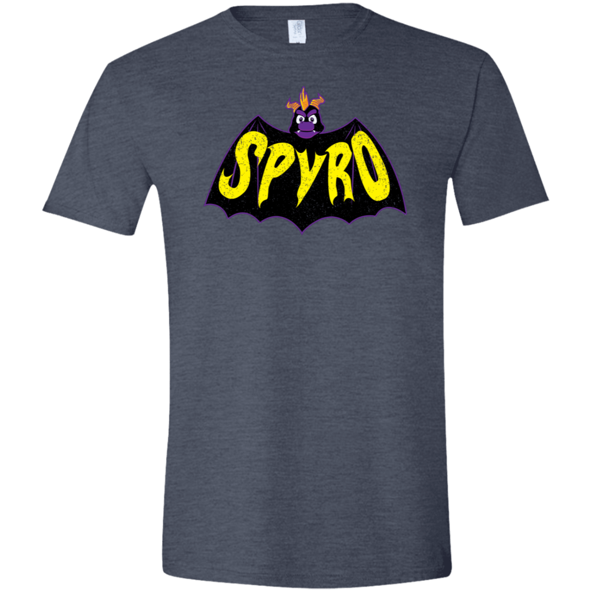 T-Shirts Heather Navy / S Spyro Men's Semi-Fitted Softstyle