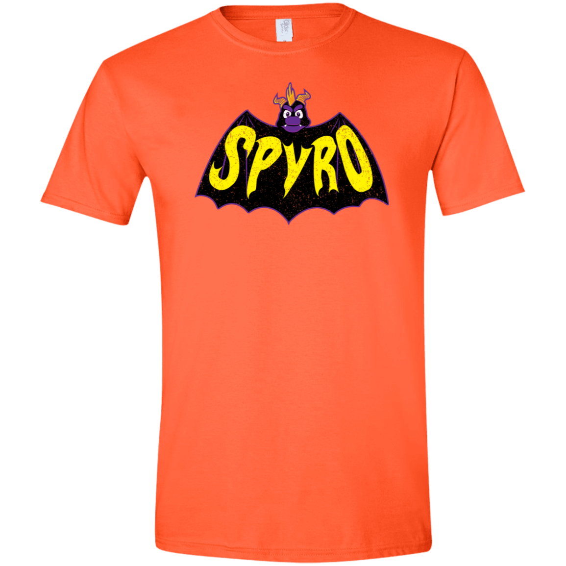 T-Shirts Orange / S Spyro Men's Semi-Fitted Softstyle