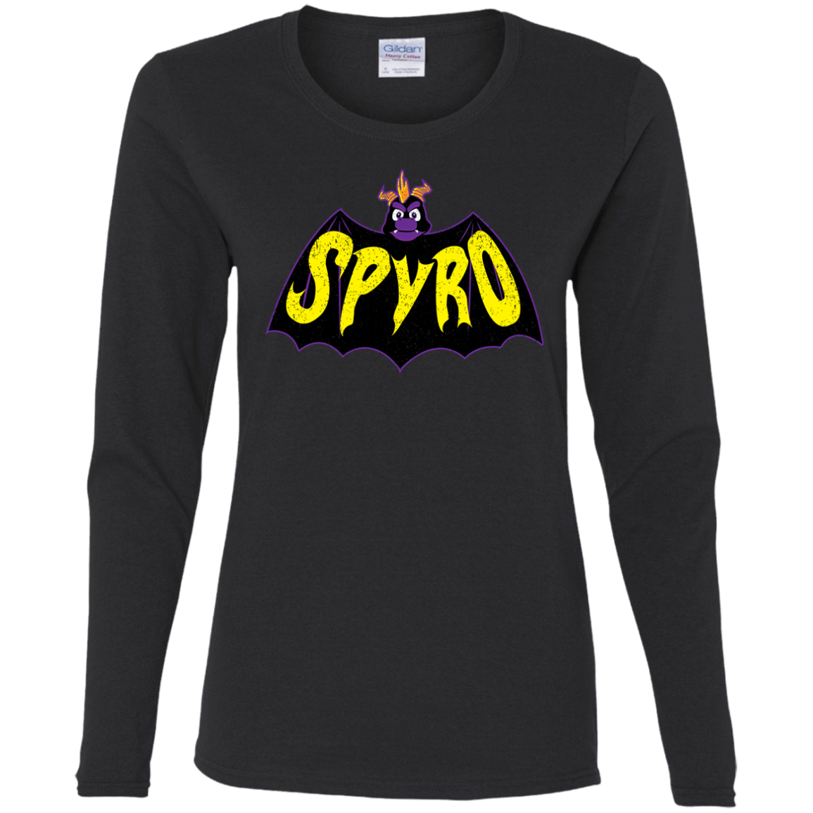 T-Shirts Black / S Spyro Women's Long Sleeve T-Shirt