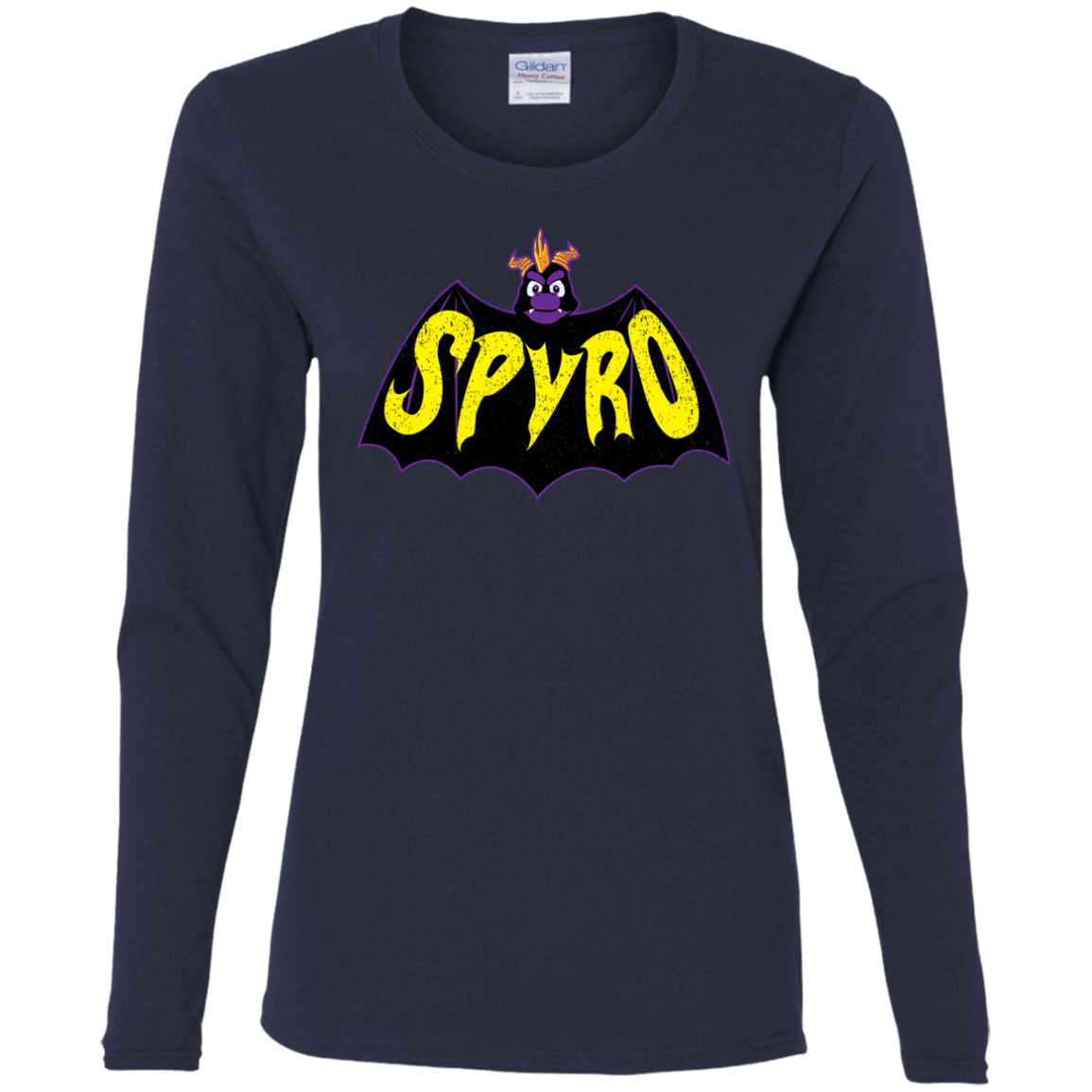 T-Shirts Navy / S Spyro Women's Long Sleeve T-Shirt