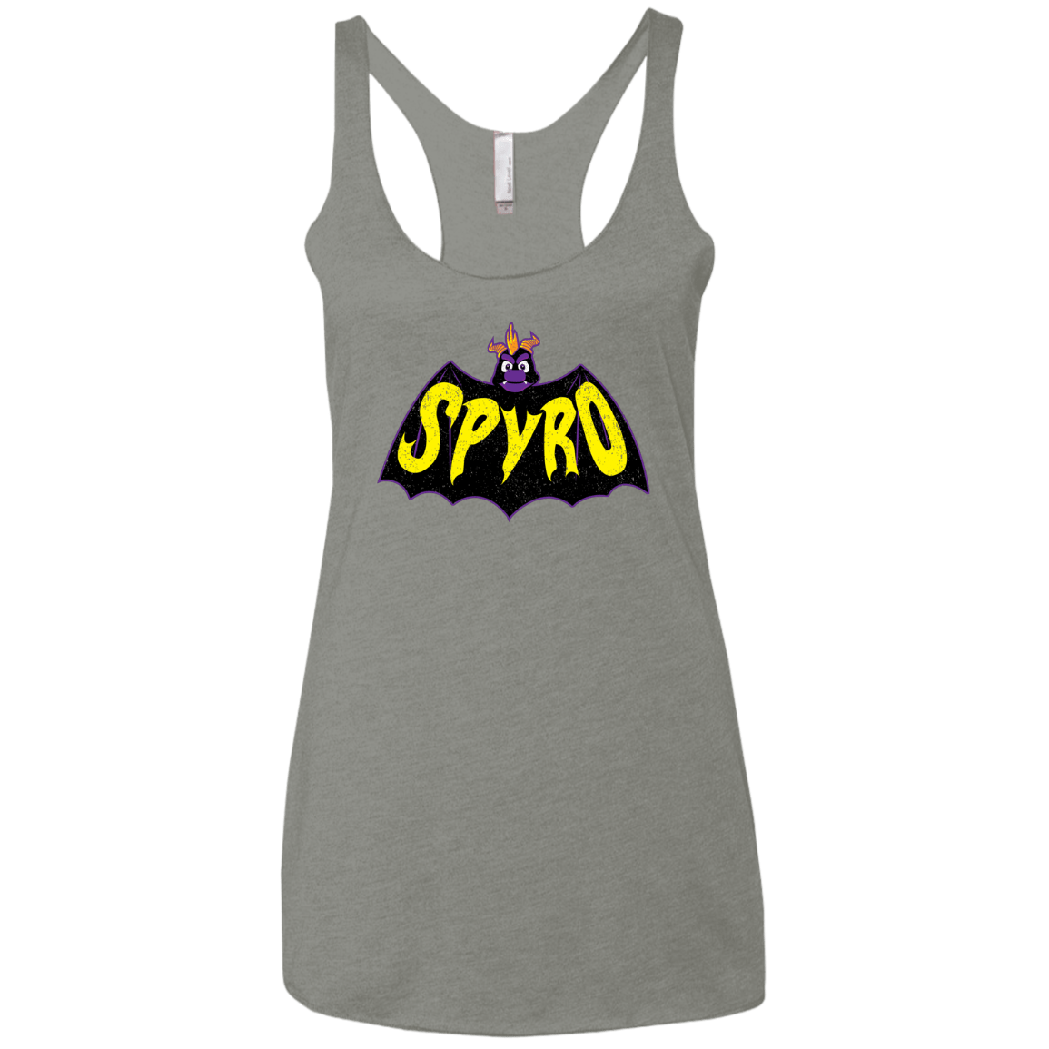 T-Shirts Venetian Grey / X-Small Spyro Women's Triblend Racerback Tank
