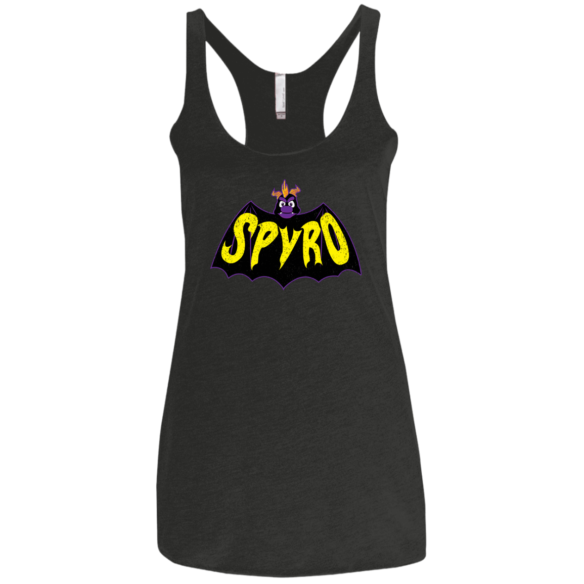 T-Shirts Vintage Black / X-Small Spyro Women's Triblend Racerback Tank