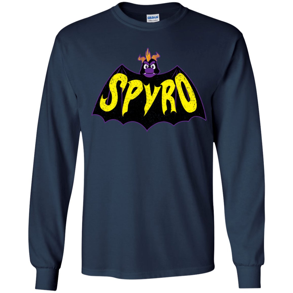 T-Shirts Navy / YS Spyro Youth Long Sleeve T-Shirt