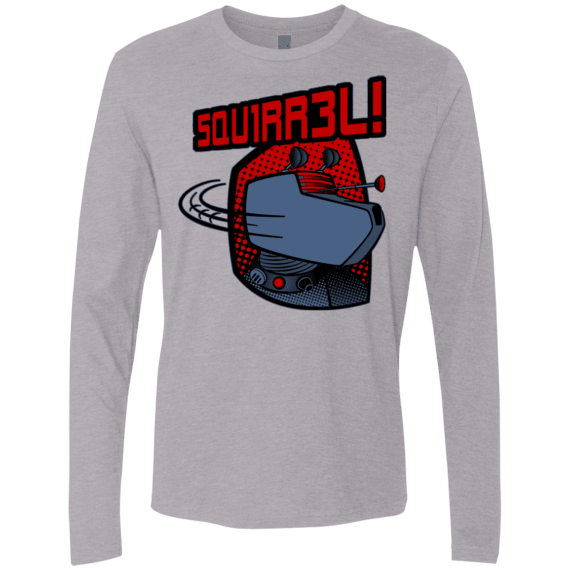 T-Shirts Heather Grey / Small Squirrel Men's Premium Long Sleeve