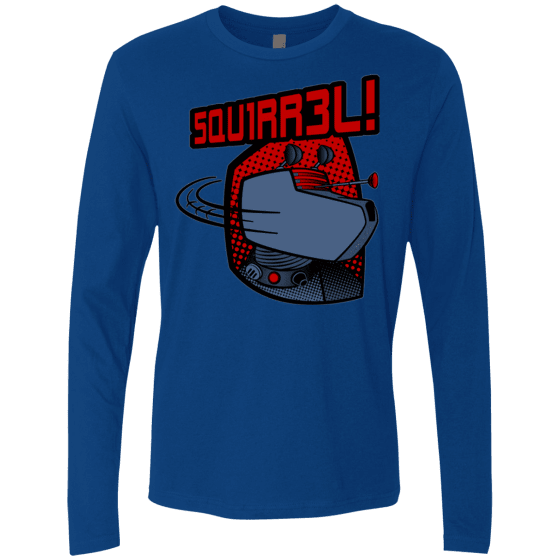 T-Shirts Royal / Small Squirrel Men's Premium Long Sleeve