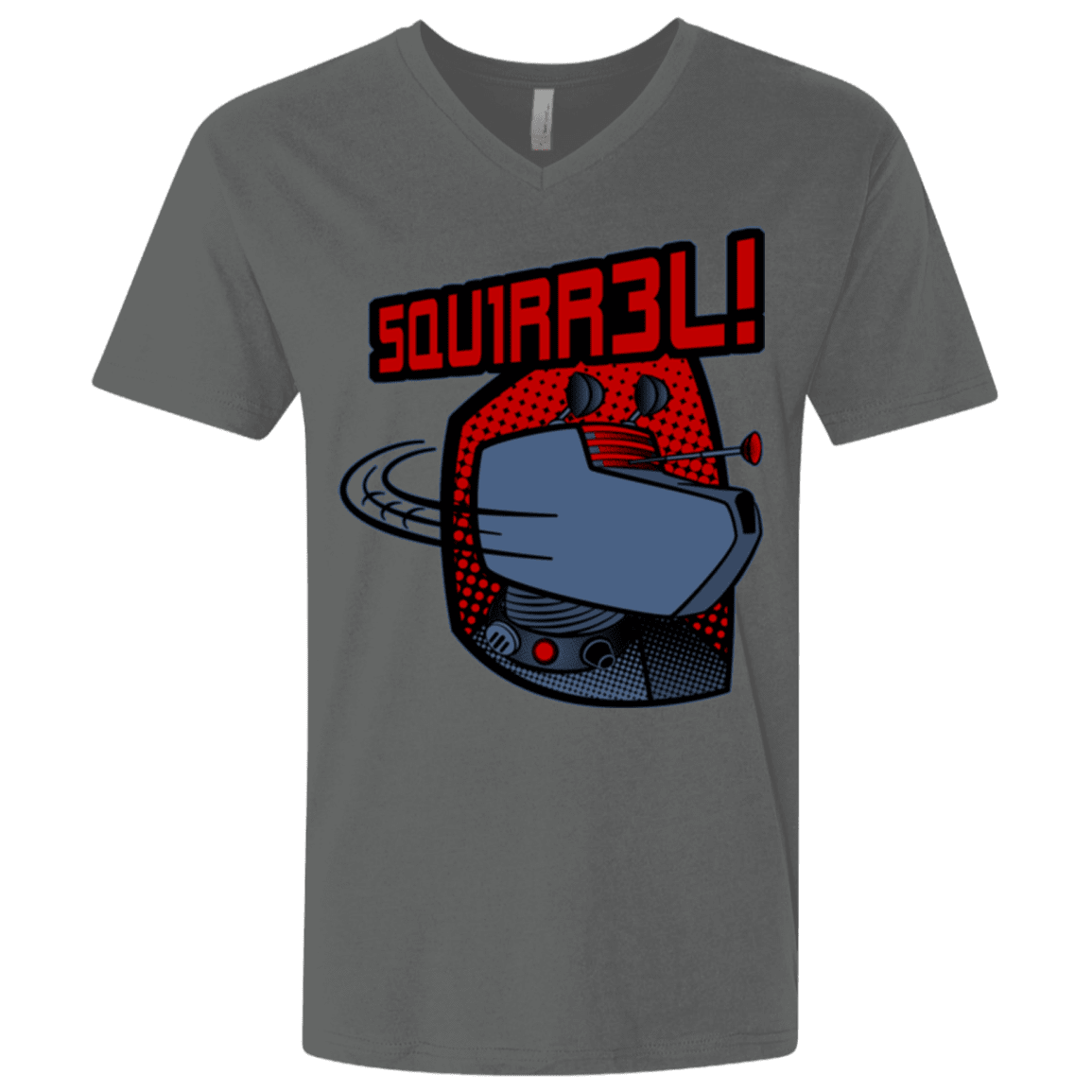 T-Shirts Heavy Metal / X-Small Squirrel Men's Premium V-Neck