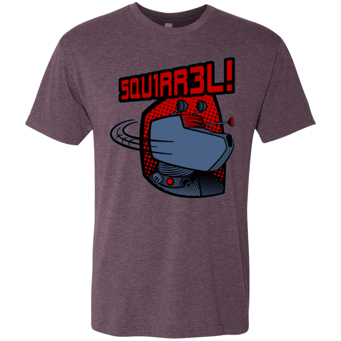 T-Shirts Vintage Purple / Small Squirrel Men's Triblend T-Shirt