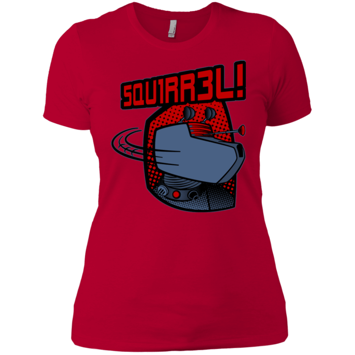 T-Shirts Red / X-Small Squirrel Women's Premium T-Shirt