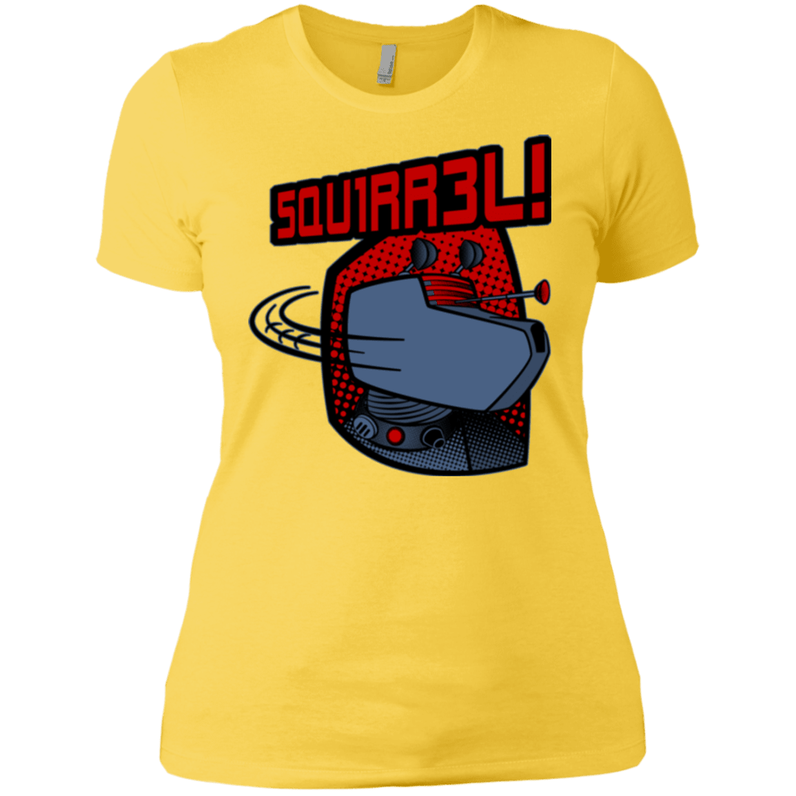 T-Shirts Vibrant Yellow / X-Small Squirrel Women's Premium T-Shirt