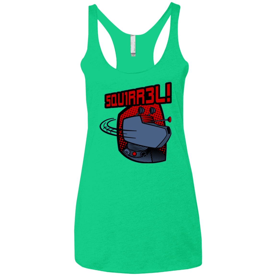 T-Shirts Envy / X-Small Squirrel Women's Triblend Racerback Tank