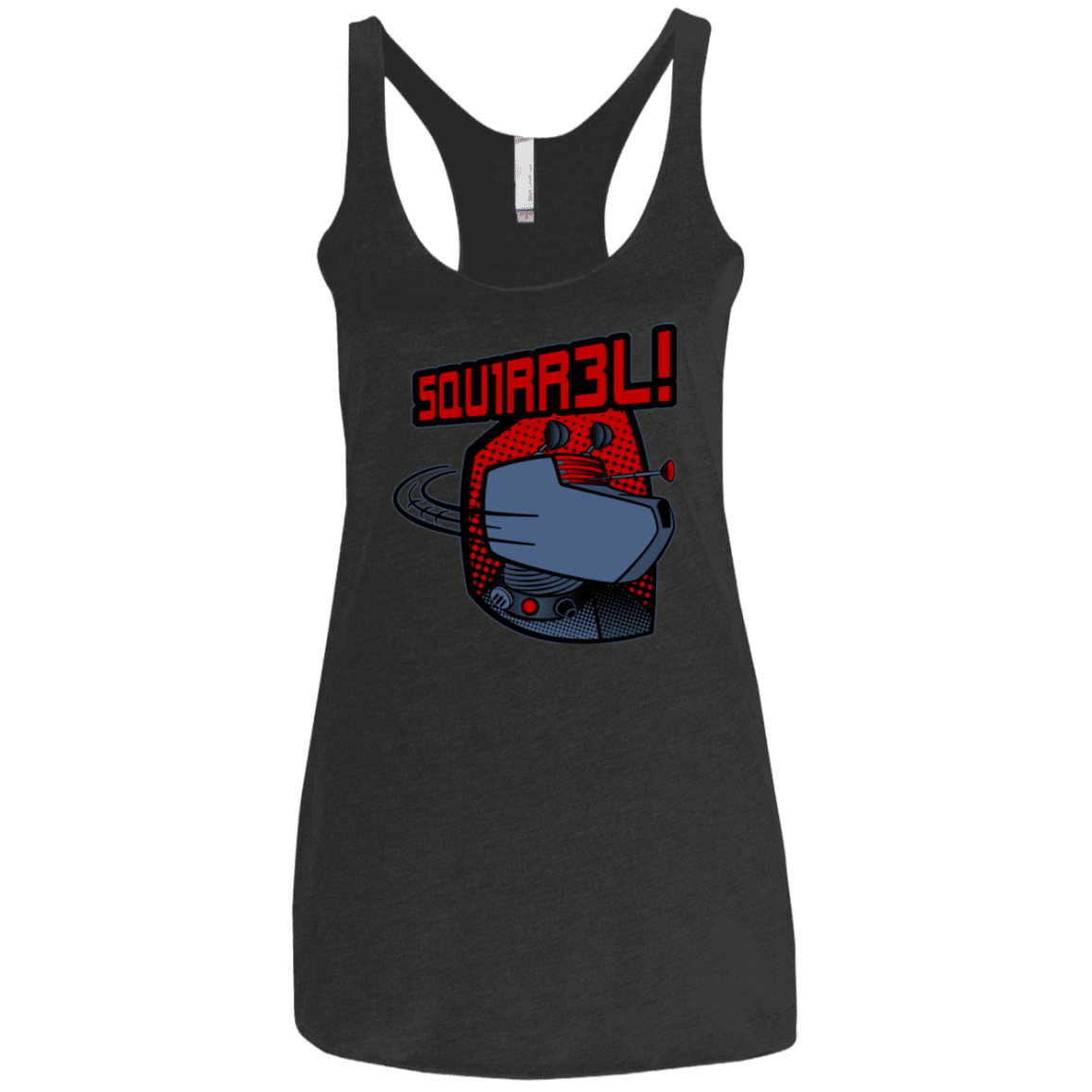 T-Shirts Vintage Black / X-Small Squirrel Women's Triblend Racerback Tank