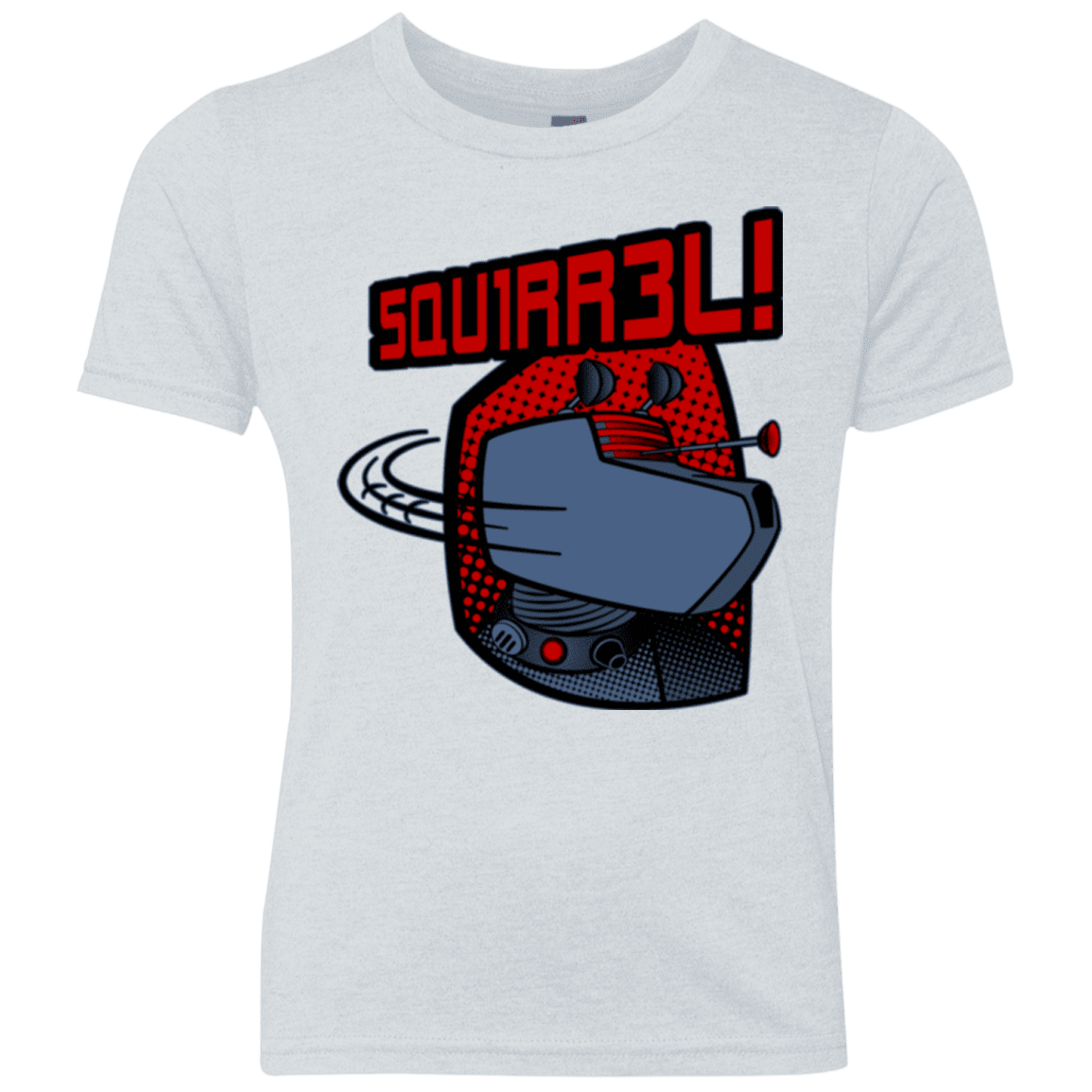 T-Shirts Heather White / YXS Squirrel Youth Triblend T-Shirt