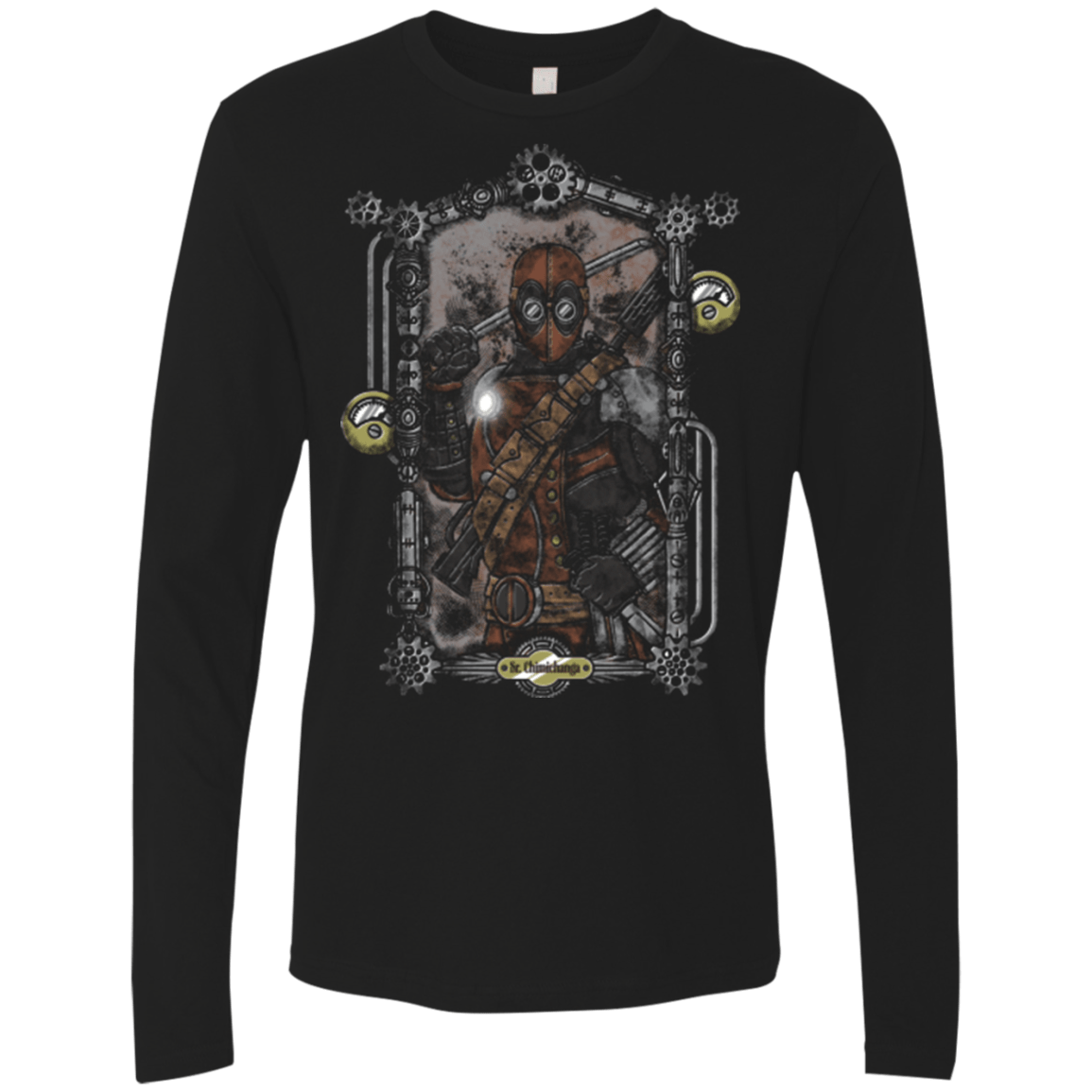 T-Shirts Black / Small Sr Chimichanga Men's Premium Long Sleeve