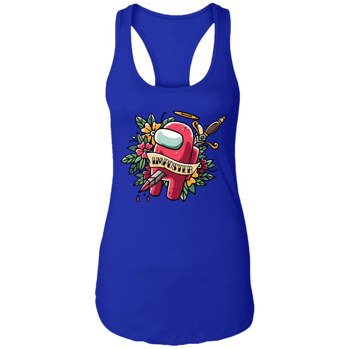T-Shirts Royal / X-Small SS Tattoo Ladies Ideal Racerback Tank