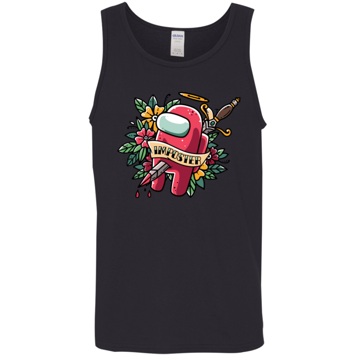 T-Shirts Black / S SS Tattoo Men's Tank Top