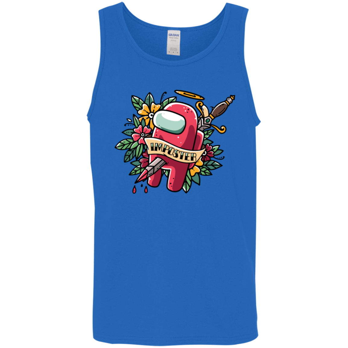 T-Shirts Royal / S SS Tattoo Men's Tank Top