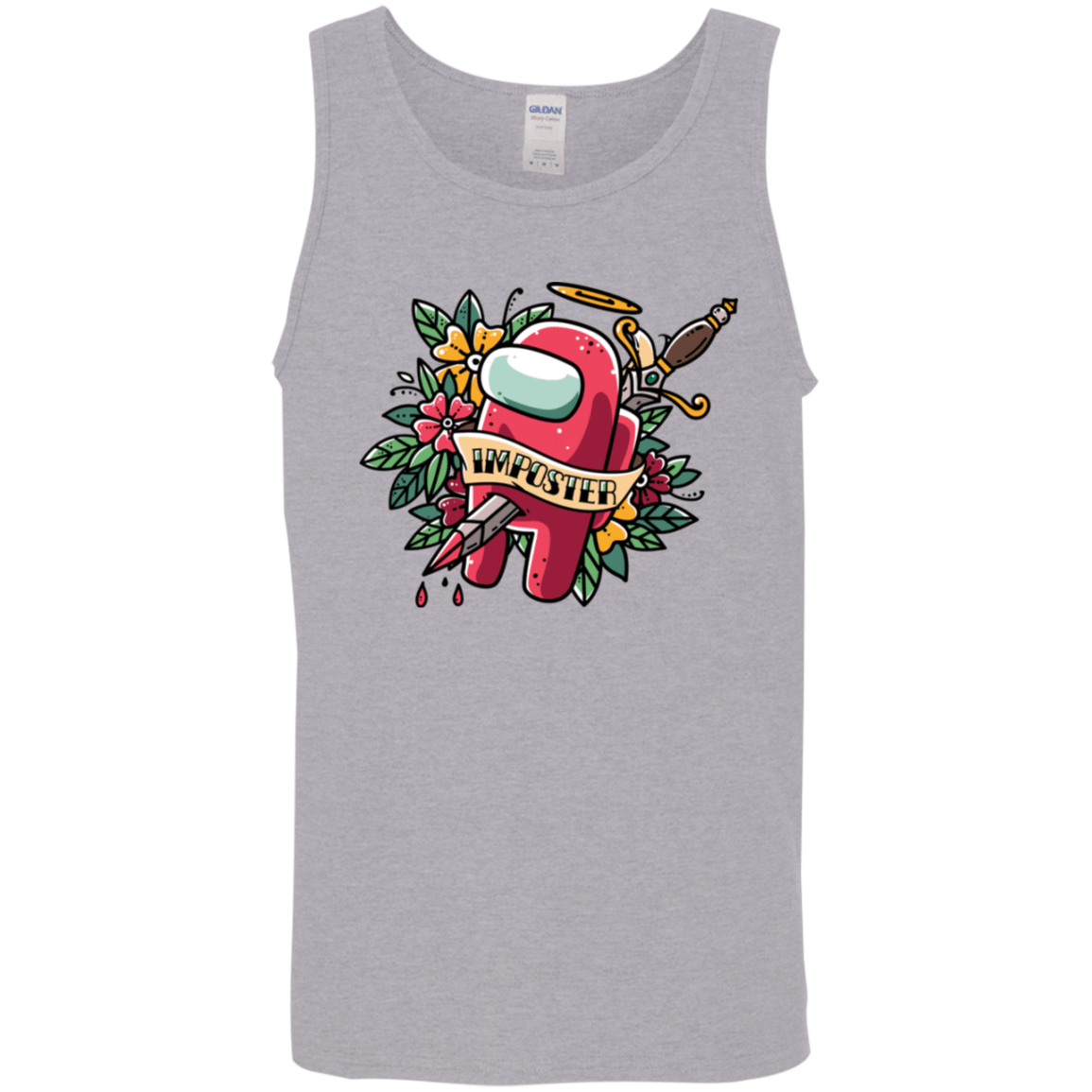 T-Shirts Sport Grey / S SS Tattoo Men's Tank Top