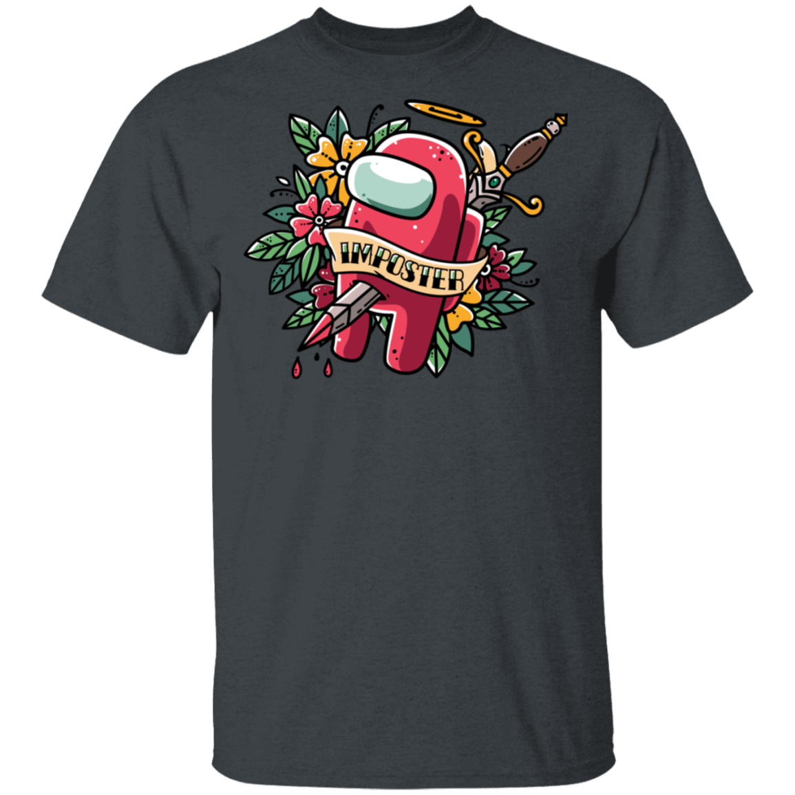 T-Shirts Dark Heather / S SS Tattoo T-Shirt