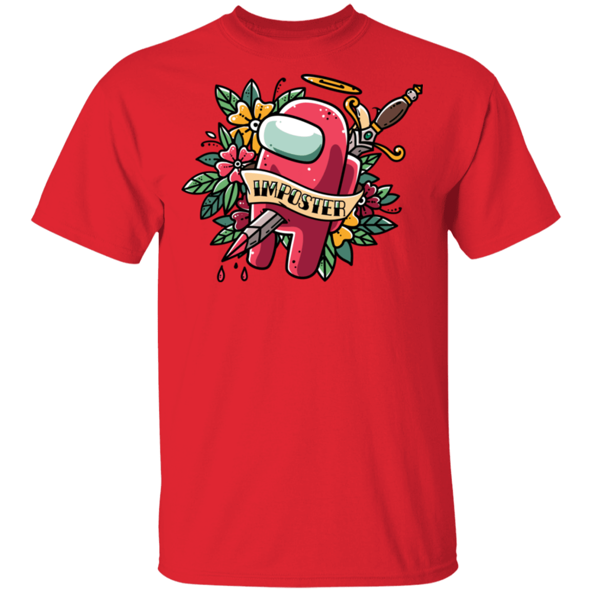 T-Shirts Red / S SS Tattoo T-Shirt