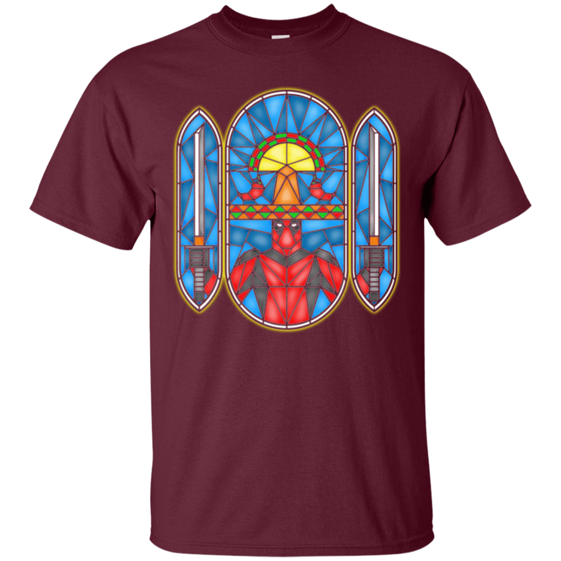 T-Shirts Maroon / Small Stain Pants T-Shirt