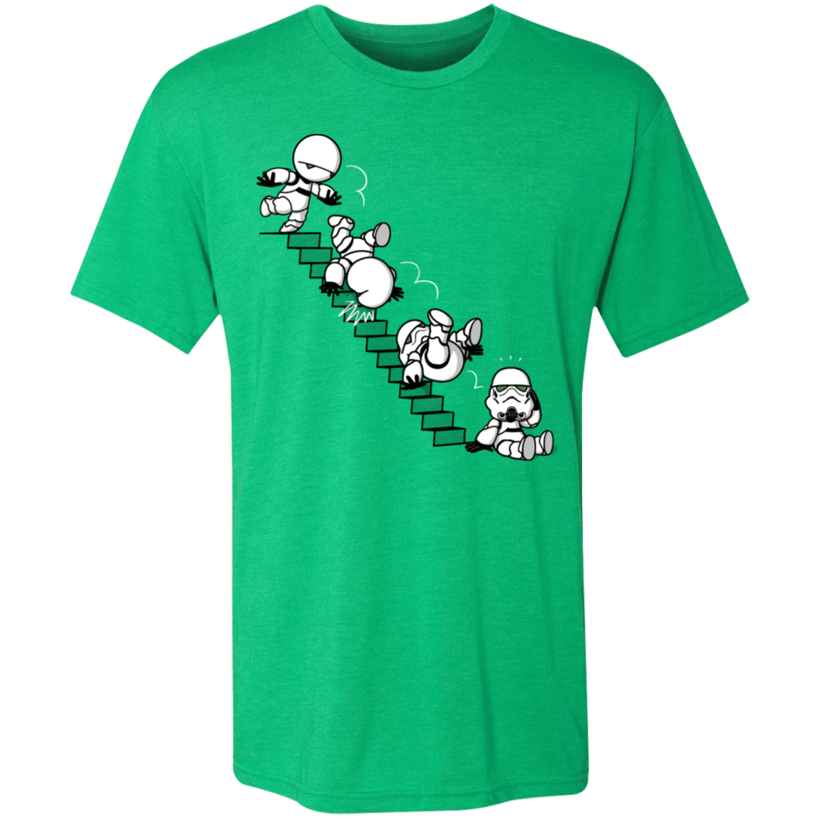 T-Shirts Envy / S Stairs Trooper Men's Triblend T-Shirt