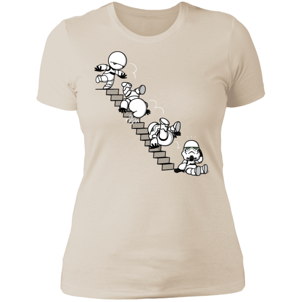 T-Shirts Ivory/ / S Stairs Trooper Women's Premium T-Shirt