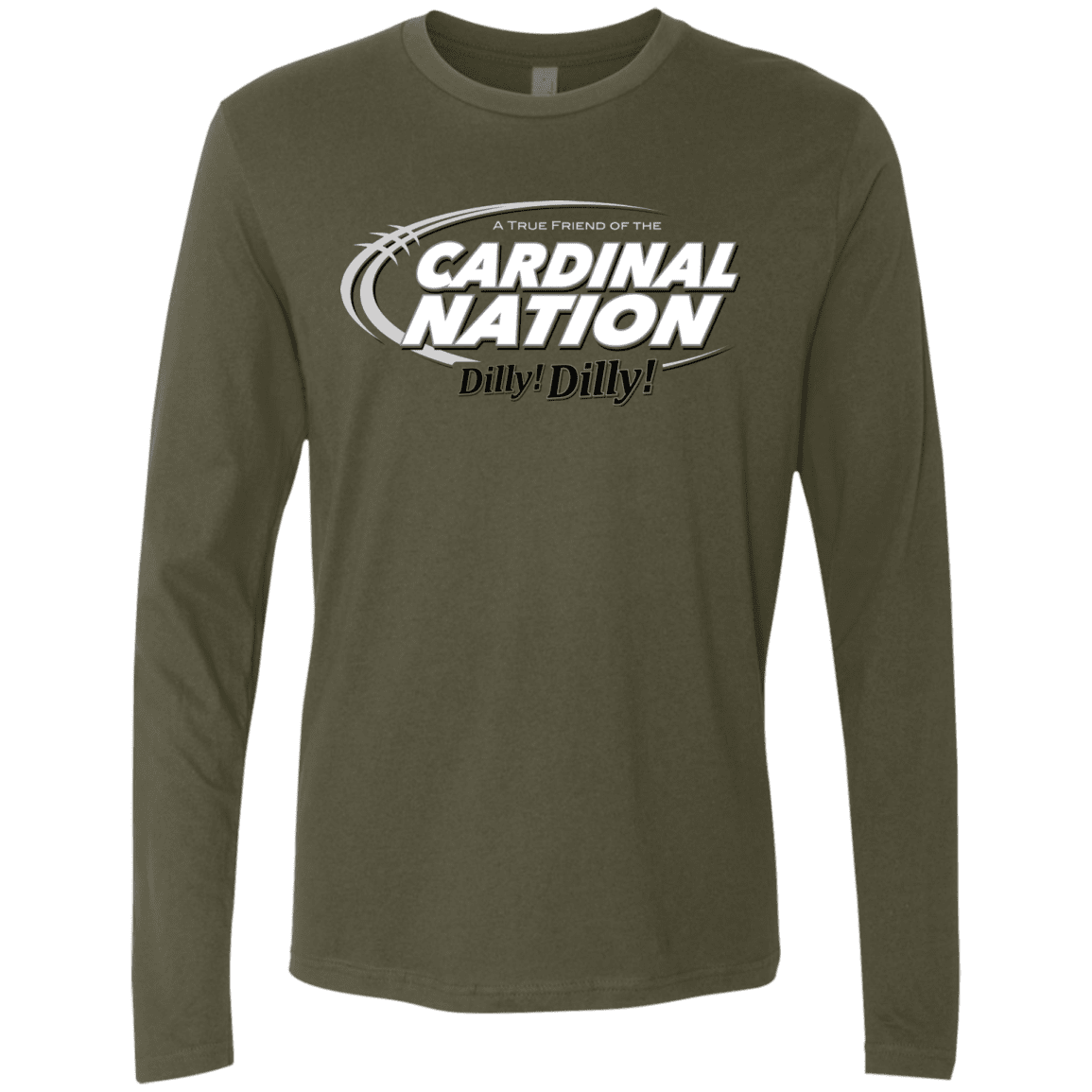 T-Shirts Military Green / Small Stanford Dilly Dilly Men's Premium Long Sleeve