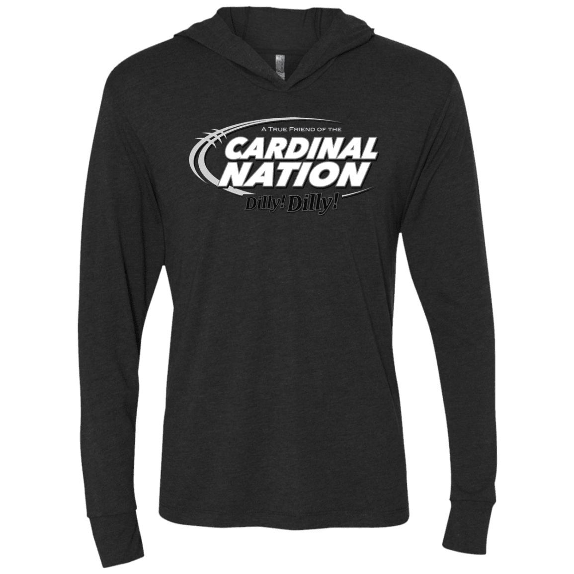 T-Shirts Vintage Black / X-Small Stanford Dilly Dilly Triblend Long Sleeve Hoodie Tee