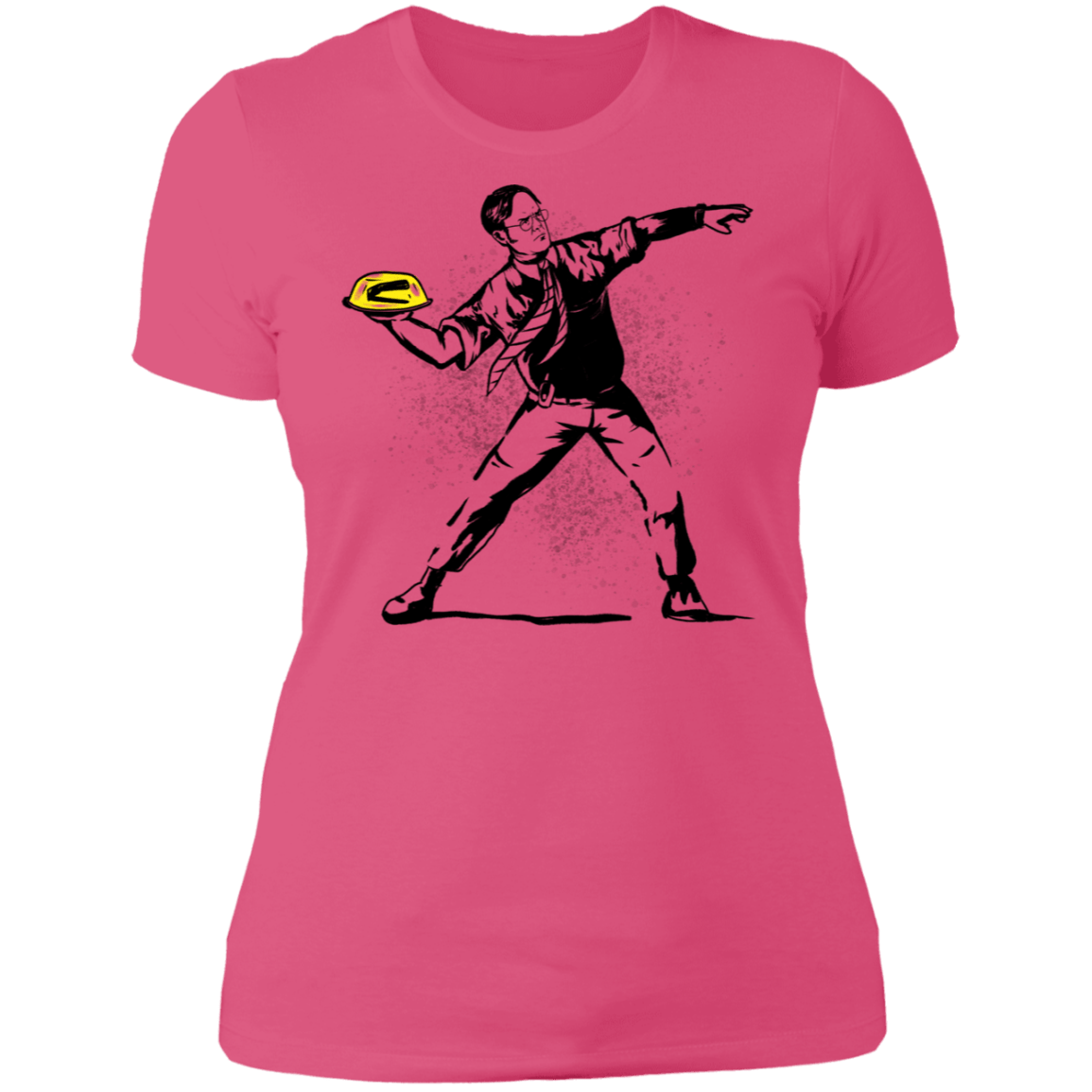 T-Shirts Hot Pink / S Stapler Inside Jelly Women's Premium T-Shirt