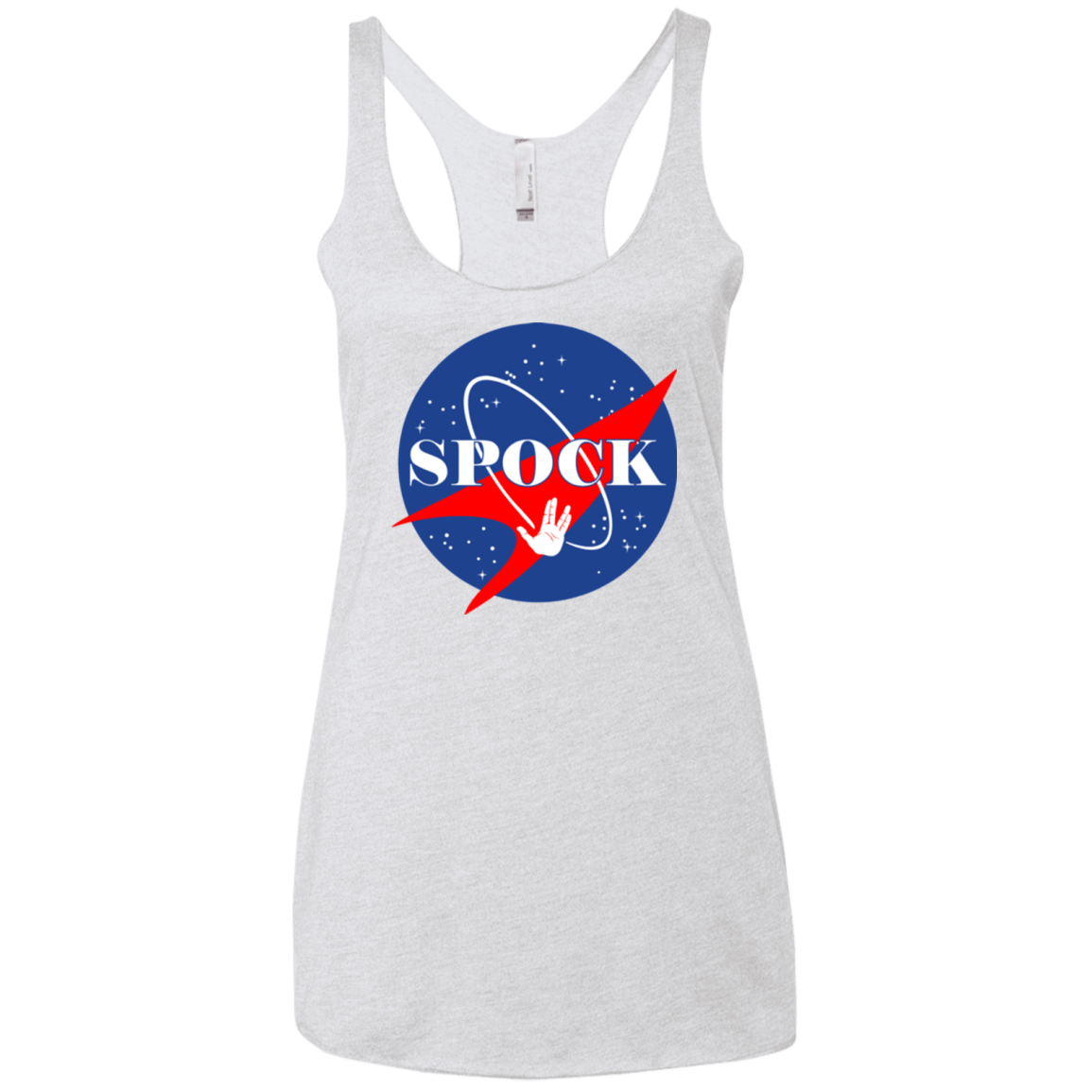 T-Shirts Heather White / X-Small Star captain Women's Triblend Racerback Tank