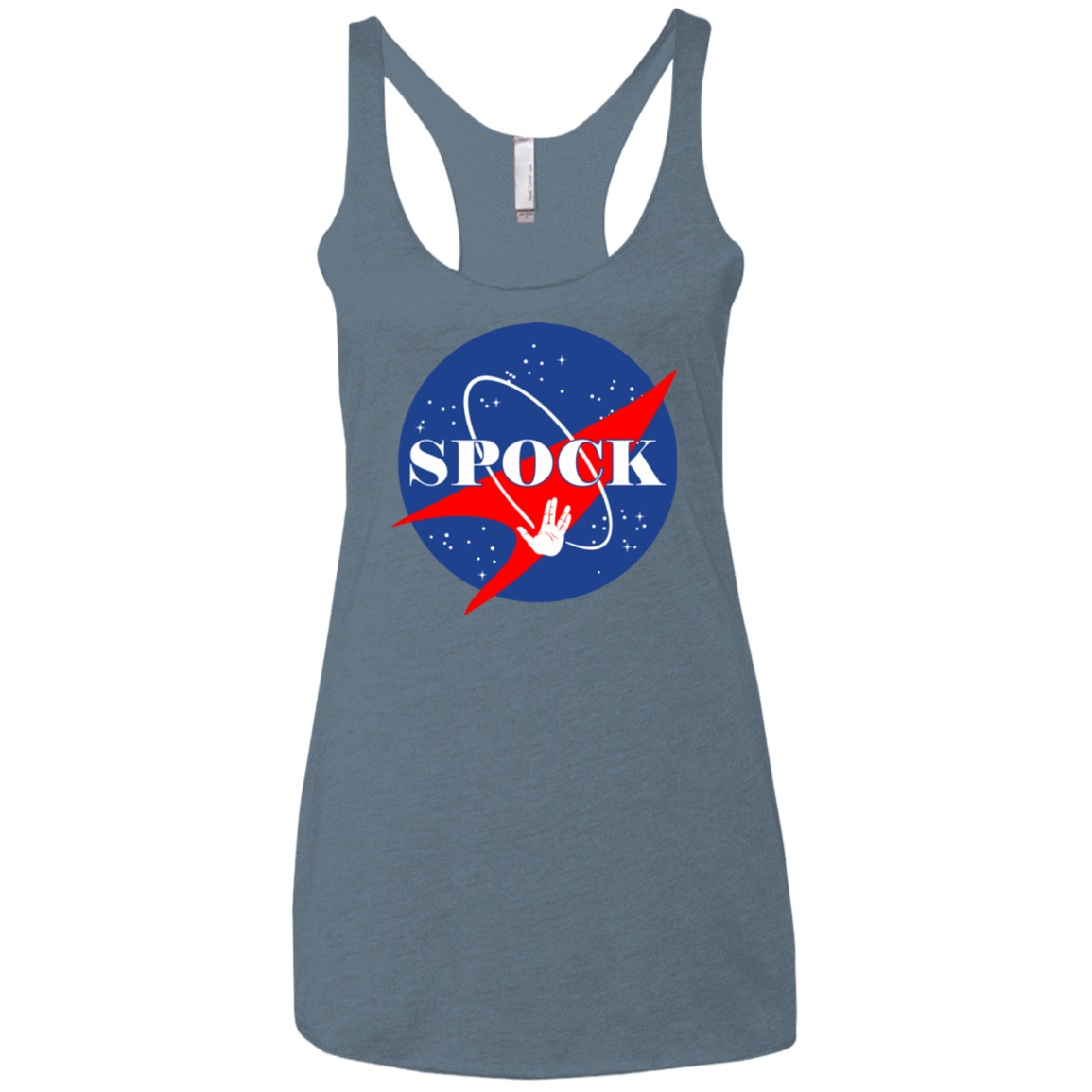 T-Shirts Indigo / X-Small Star captain Women's Triblend Racerback Tank