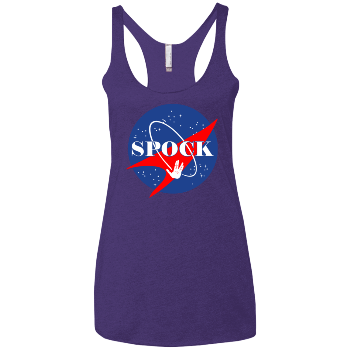 T-Shirts Purple / X-Small Star captain Women's Triblend Racerback Tank